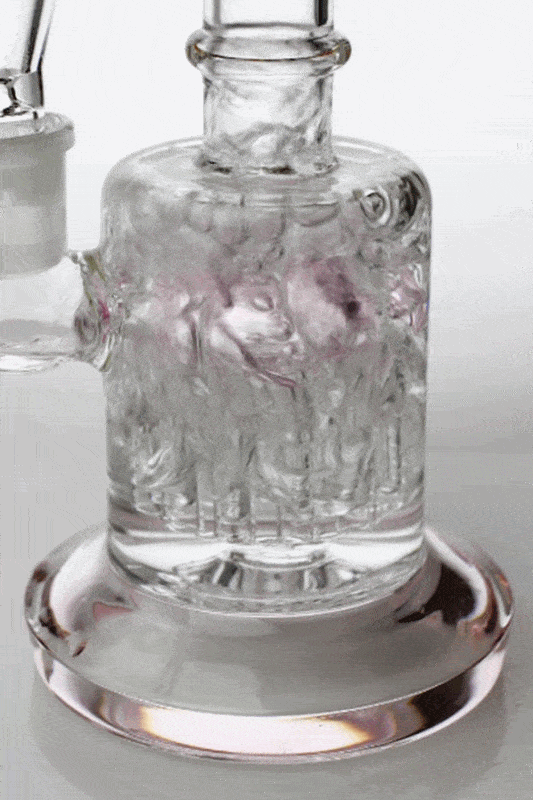 08 inch GENIE 10 Arms Perculator Bubbler Pink