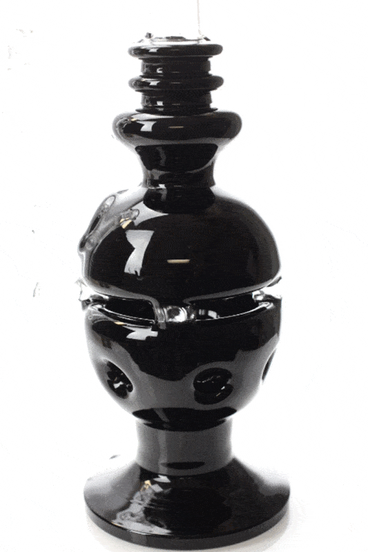 10 Inch Shower Head Diffuser Bubbler Black