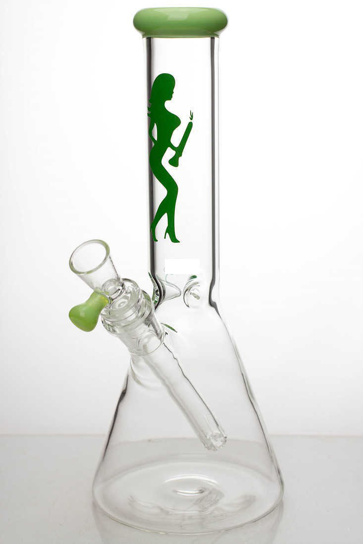 10 Inch Beaker Jade Glass Bong