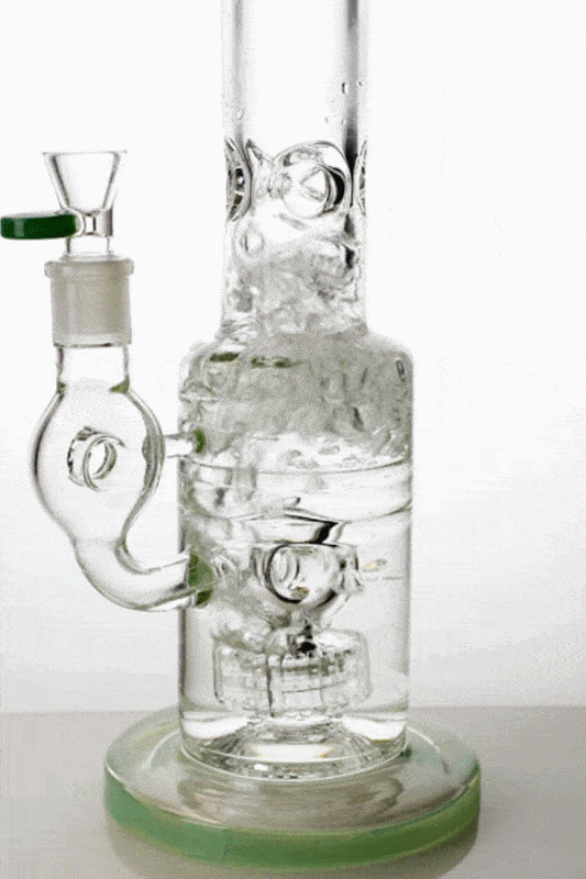 17 Inch Barrel Diffuser Jade Water Bong