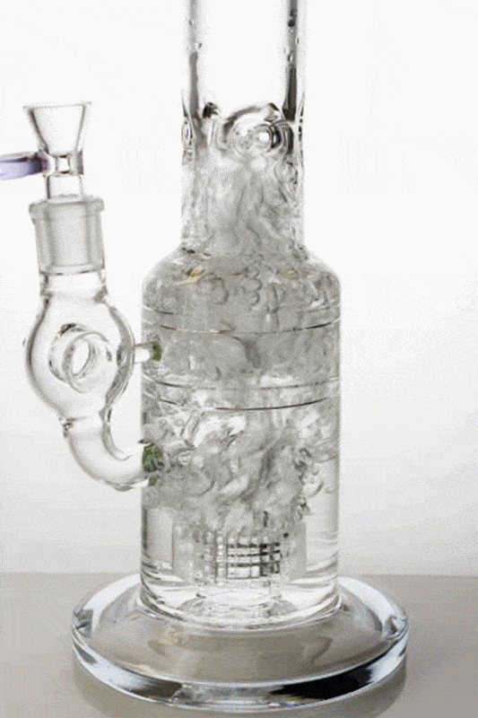 17 Inch Barrel Diffuser Purple Water Bong