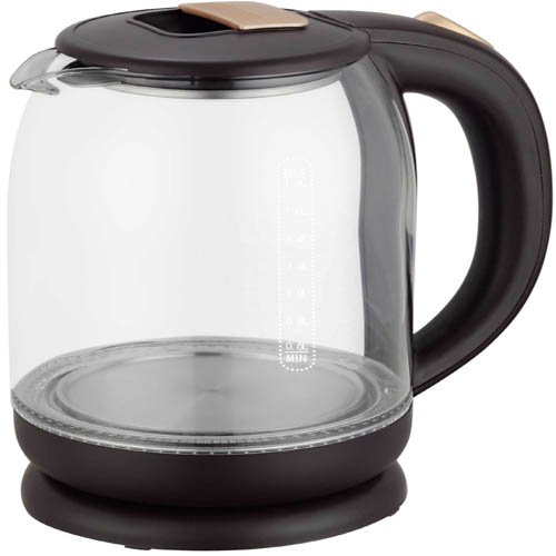 2019 New Arrival 2.0L Heating Element Electrical Glass Kettle With Blue Ligh