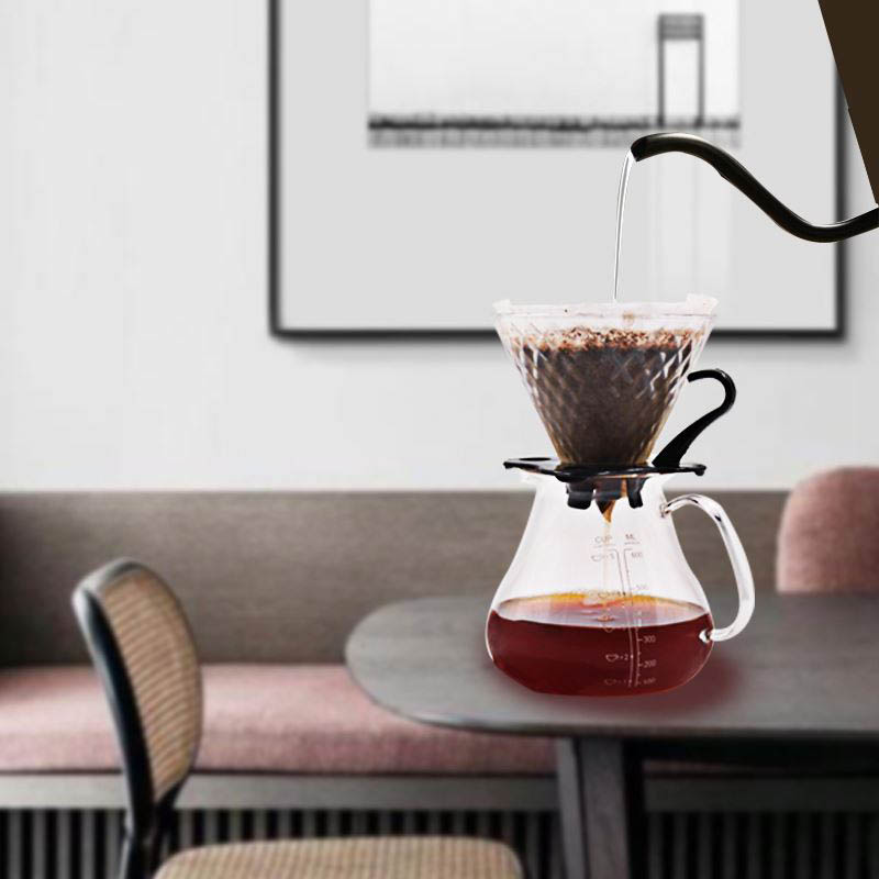 Italian turkish home office personal percolator glass coffee pot