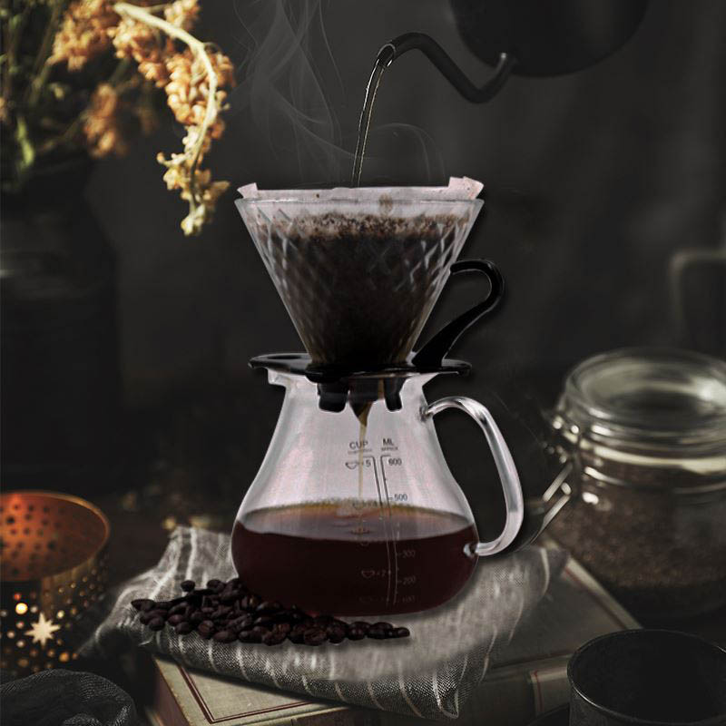 Italian turkish home office personal percolator glass coffee pot