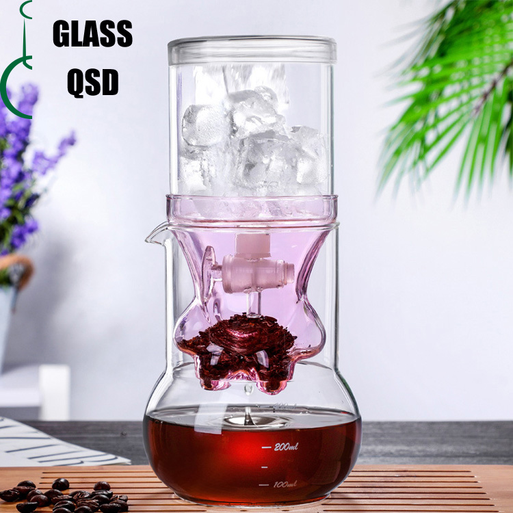 400ml Handmade Borosilicate Glass Cold Brew Dripper For Making Slow Drip Cold Brew Coffee