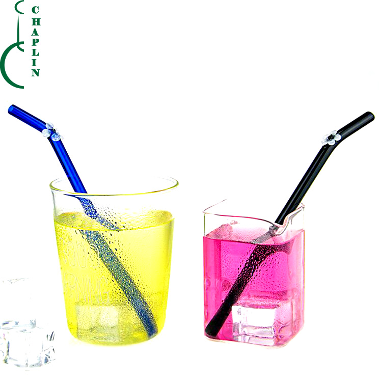 Drinking Straw with Creative Colorful Flower Decorative Stirring Bar
