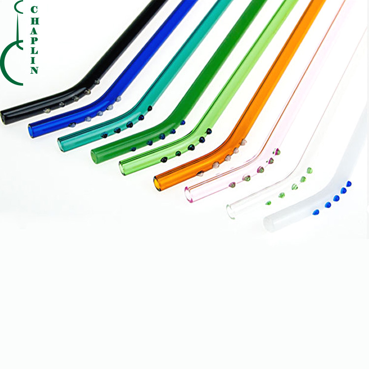 factory custom colored and glass drinking straw eco-friendly Special