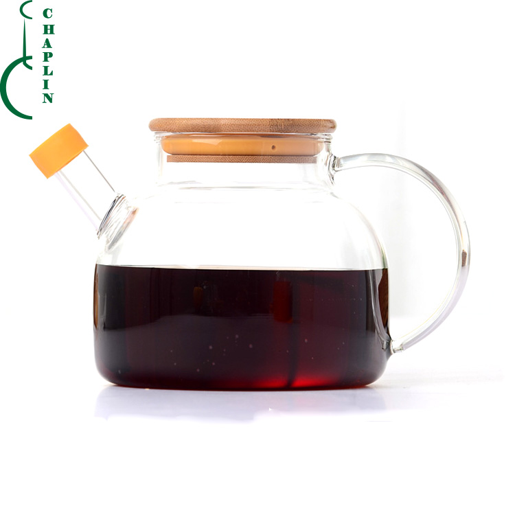 Glass Oil Bottle Kitchen Jar High Boron Glass Oil Pot Bottle With Cove