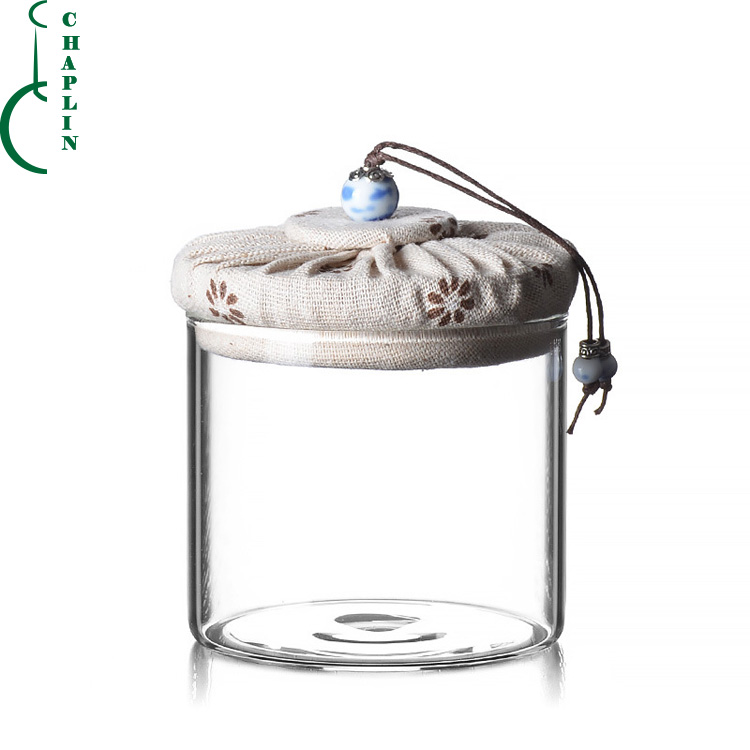 High Borosilicate Household Airtight / Tea / Coffee / Food Glass Storage Jar