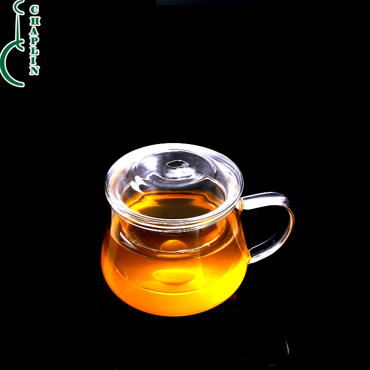 	China Tea Sets hand blown lead-free clear glass teapots with infuser
