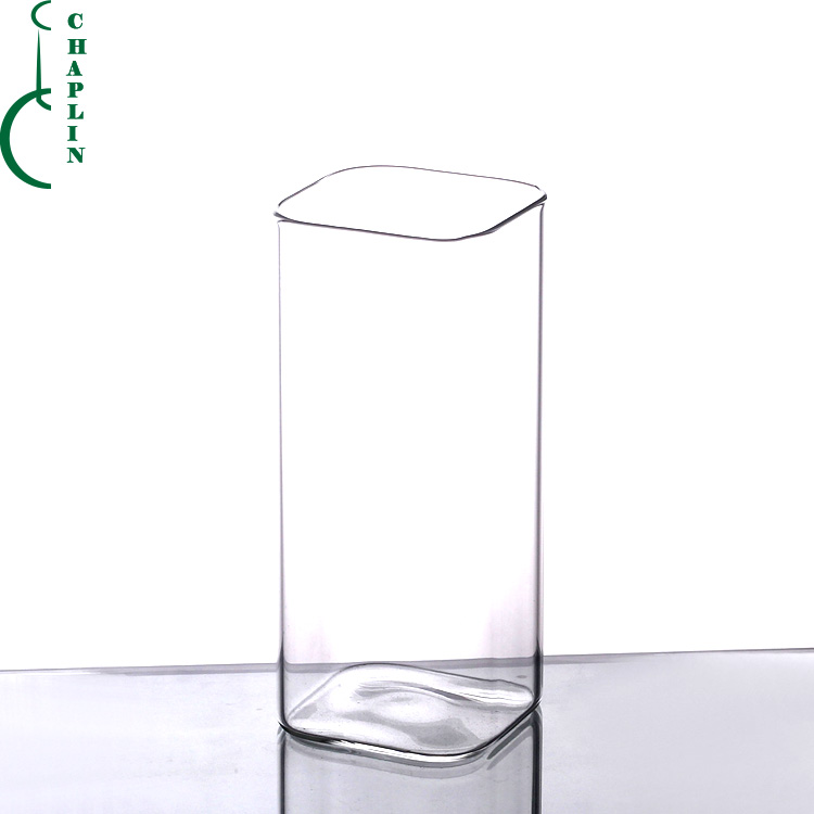 350ml Handblown Square Shaped Drinking Glasses juice glass hot water glass