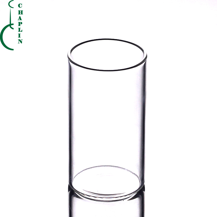 Transparent high temperature resistant glass cylinder single-layer milk cup coffee cup