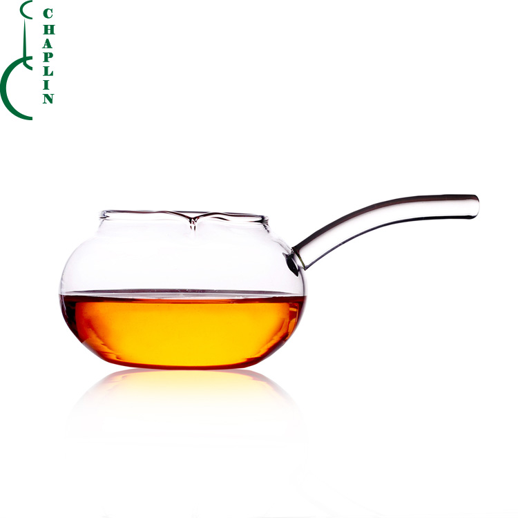 200ml Crystal Teapot Serving with Handle decor Glass Tea Pot Set Tea Ware