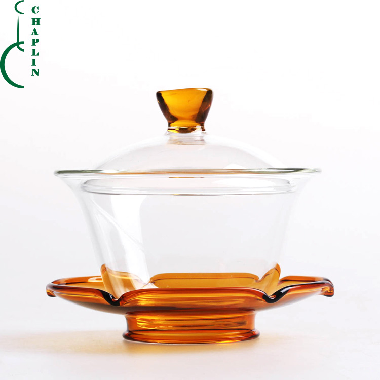 Chinese glass gaiwan 170ml Tea set cup for kungfu tea set Gongfu Tumbler