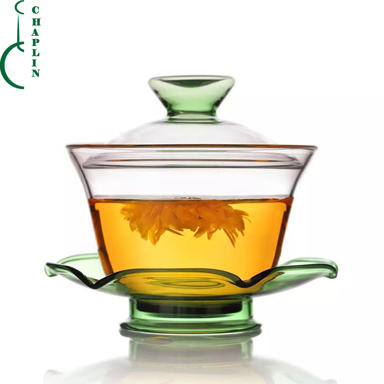 Chinese glass gaiwan 170ml Tea set cup for kungfu tea set Gongfu Tumbler