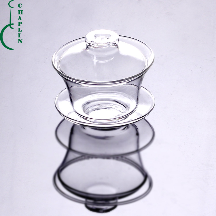 High quality tea cup to morocco Chinese glass tea cup Borosilicate Glass Gai Wan