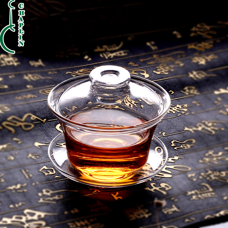 High quality tea cup to morocco Chinese glass tea cup Borosilicate Glass Gai Wan