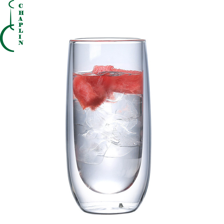 Egg-shaped 350ml hot sale coffee glass cup ,crystal coffee cup for water