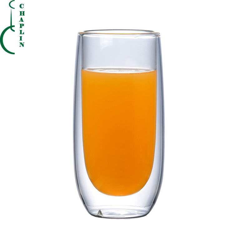Egg-shaped 350ml hot sale coffee glass cup ,crystal coffee cup for water