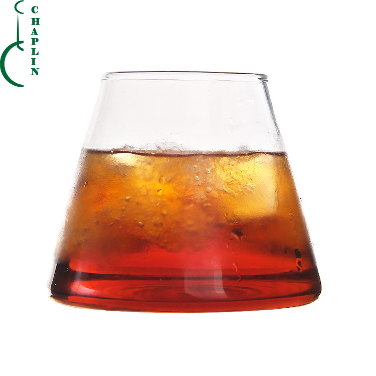 300ml Heat Resistant Fuji Mountain Shaped Water Glass Cup breakfast cup