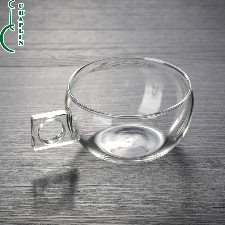 Share New Style Single Layer High Borosilicate Glass Cup for coffee